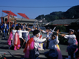 松尾神社花取り